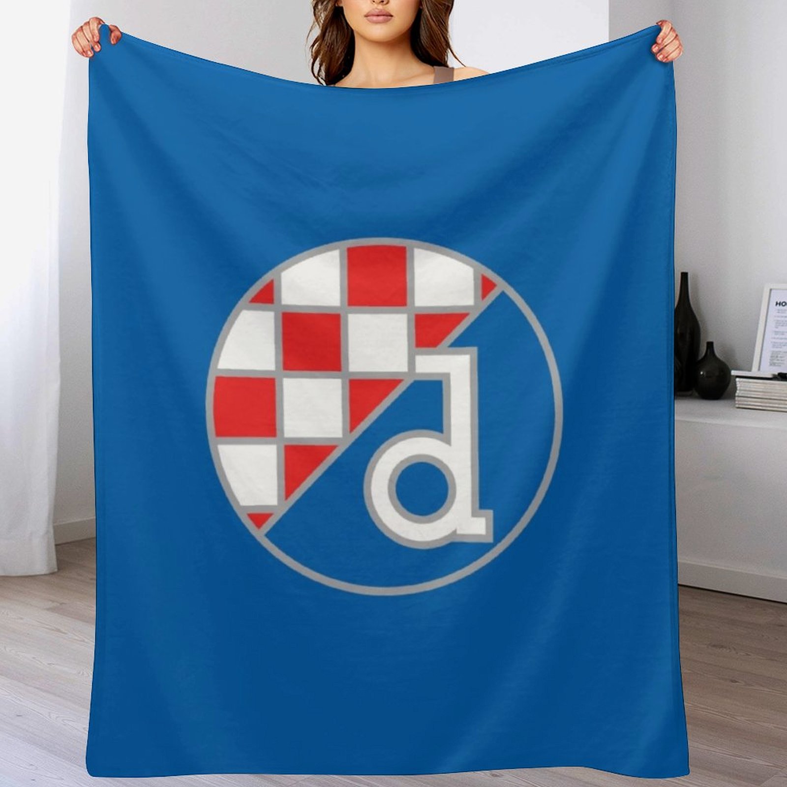 3D Printing Zagreb - Dinamo Zagreb Football Club Überwurfdecke, Plüschdecke,