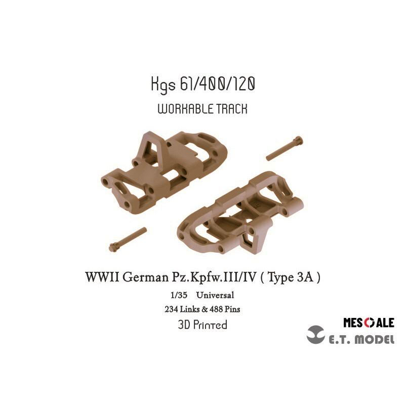 3D Printing Jobs - ET 1/35 P35-020 WWII Deutscher Pz.Kpfw.III/IV