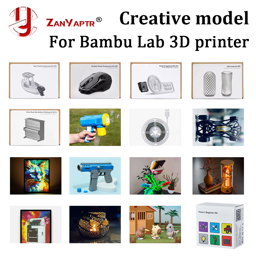 3D Printing Bambu - Für Bambu Lab DIY Kreative Modellkomponenten
