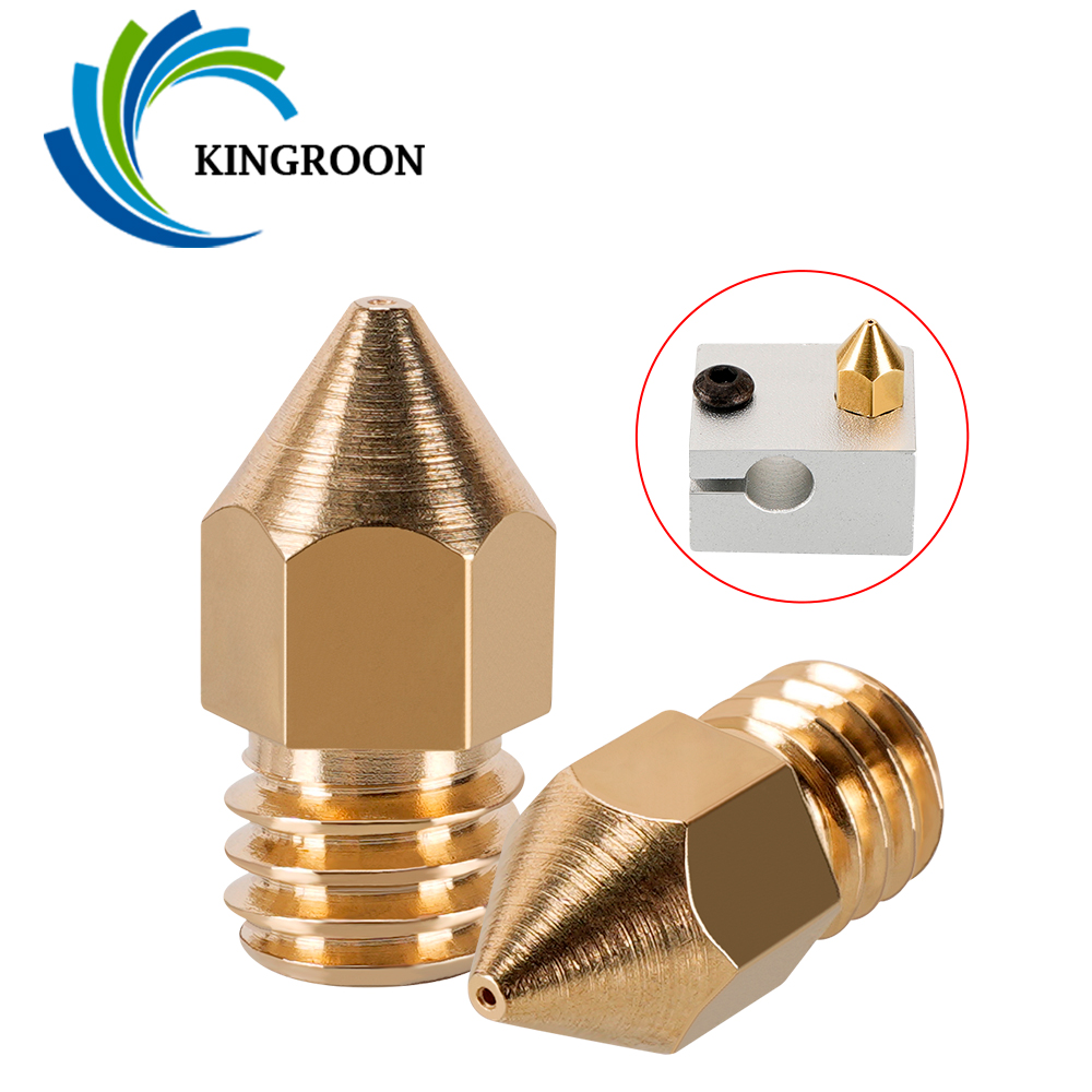 3D Printer Nozzle Brass - MK7 MK8 Düse 0,4mm 0,3mm 0,2mm