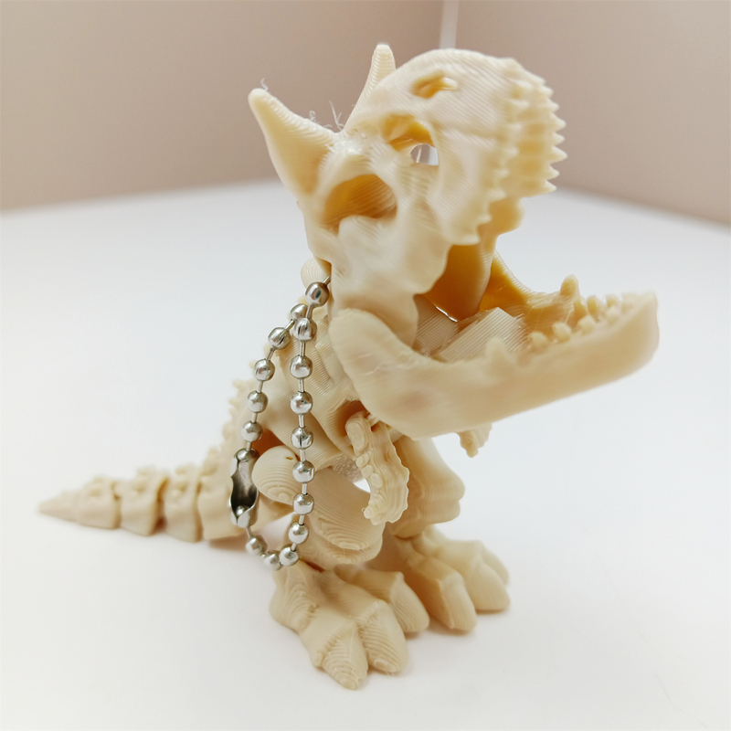 3D Printing Gif - 3D-gedrucktes Tyrannosaurus-Rex-Skelettmodell – drehbare Gelenke, Deko-