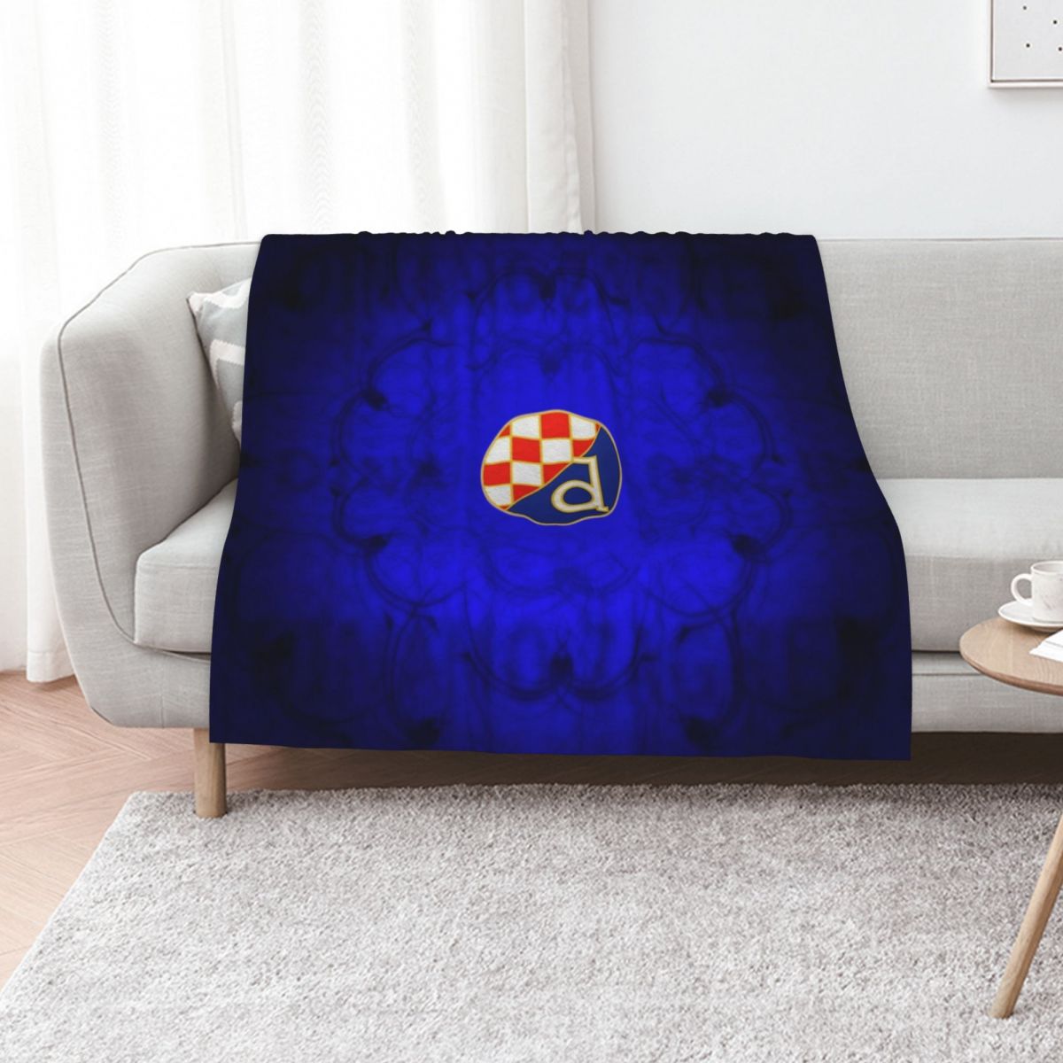 3D Printing Zagreb - GNK Dinamo Zagreb Überwurfdecke, weiche Plüschdecke