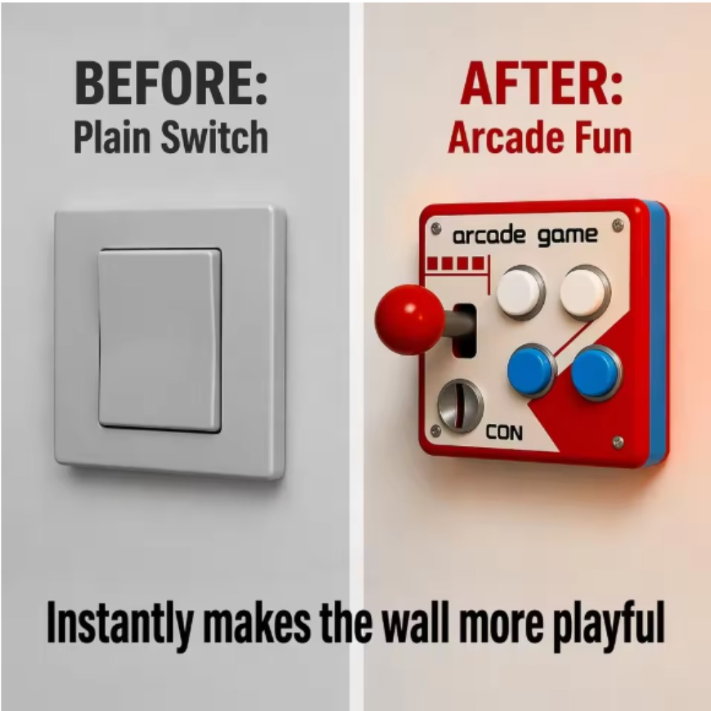 3D Printing Jobs - Retro Arcade Joystick Schalterplatten-Abdeckung, Bohrfreie 3D-Gedruckte