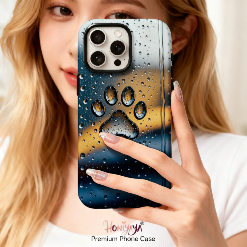 3D Printing Quotes - 2-in-1 Pfotenabdruck-Handyhülle für iPhone 12 13