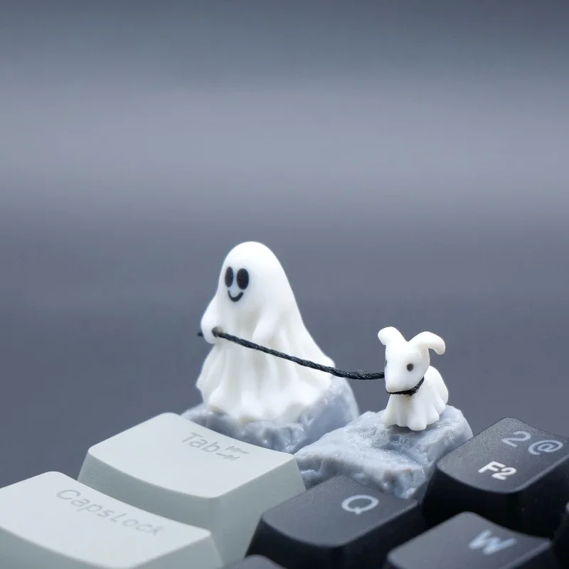 3D Printing Jobs - Ghost Puppy Harz-Tastenkappe, individueller 3D-Druck, Persönlichkeitspunkt-Tastenkappe