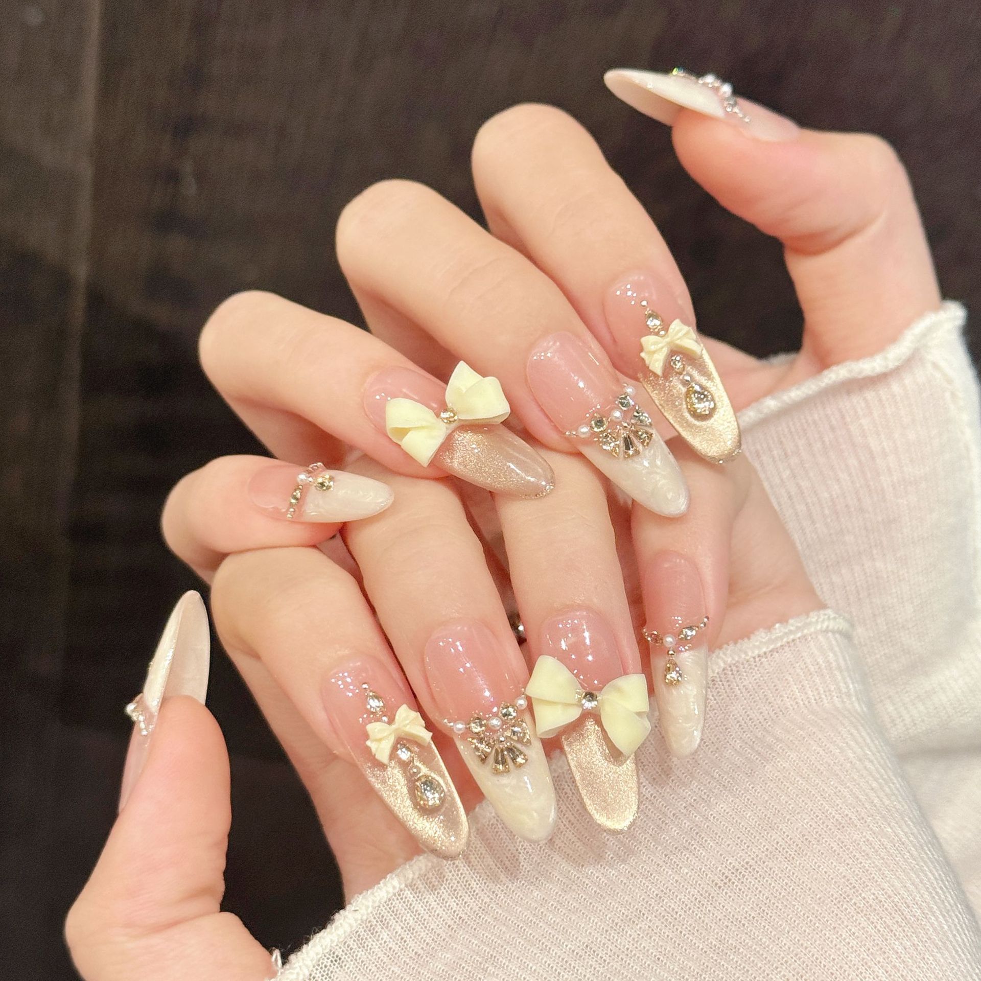 3D Printing Nails - 10 Stück handgemachte Nägel zum Aufdrücken,