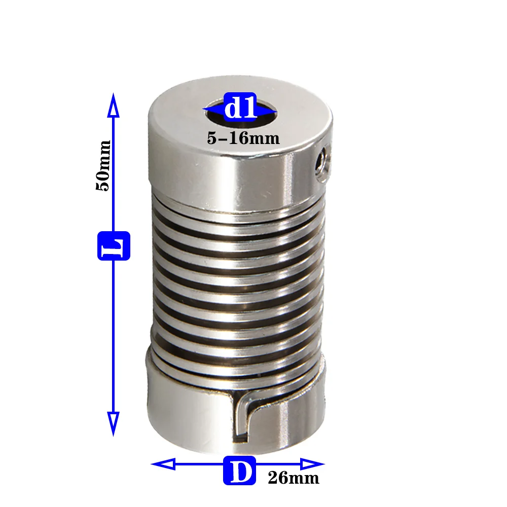 Lead Screw Stepper - Die elastische Federkupplung der D26L50-Federkupplung aus
