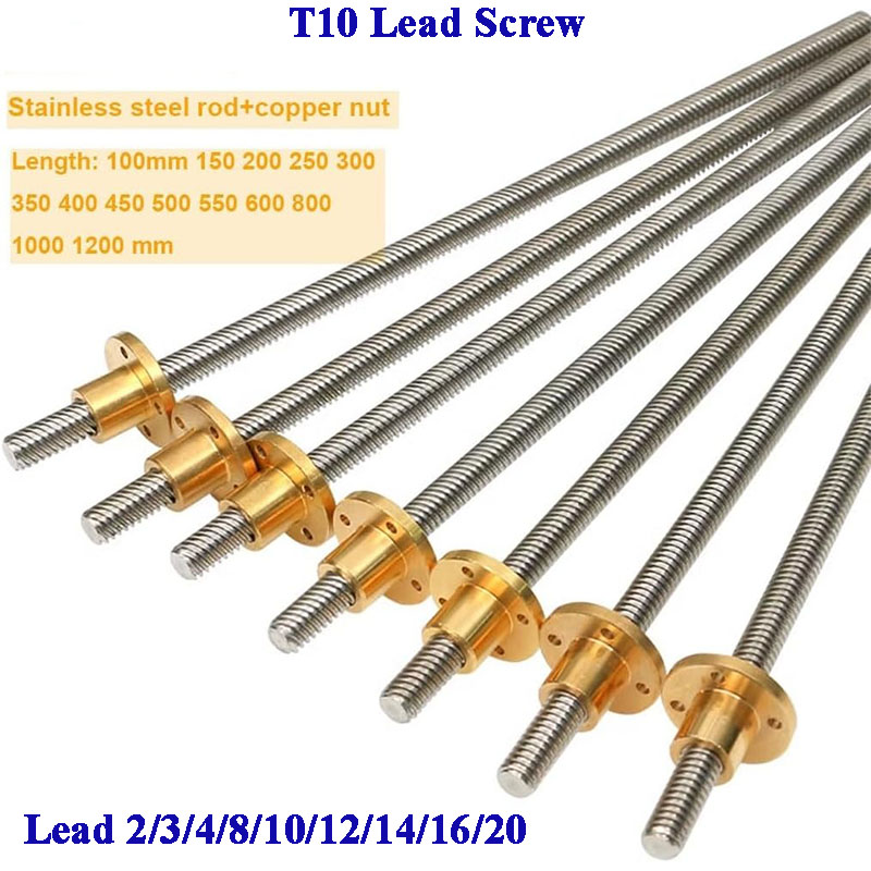 Lead Screw Stepper - T10 Gewindespindel aus 304 Edelstahl, Tr10