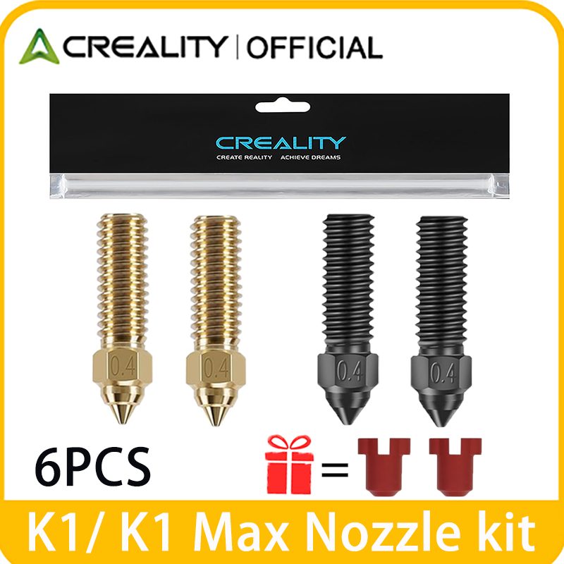3D Printer Nozzle Brass - Offizielles Creality K1/K1 Max Düsen-Set aus