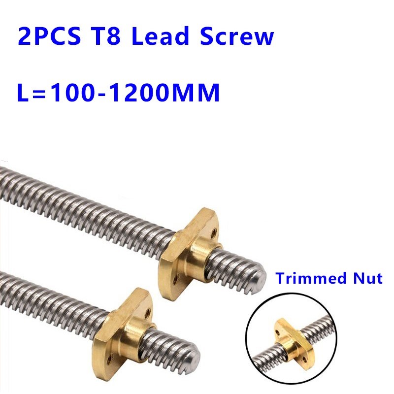 Lead Screw Stepper - T8 T-Typ Trapezführungsschraube 8 mm Tr8