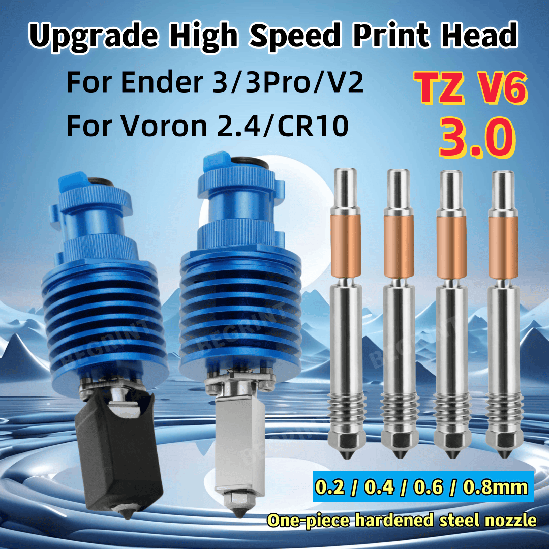 Ender 3 Upgrade Kit - Hotend Upgrade TZ V6 3.0 Hot-End-Keramikheizung