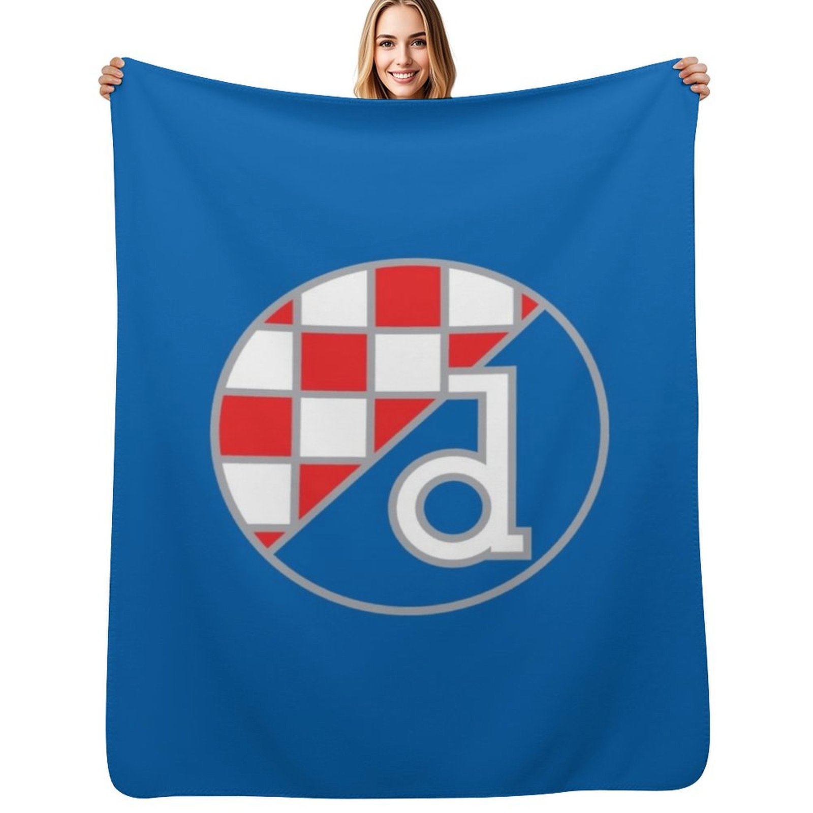 3D Printing Zagreb - Dinamo Zagreb Football Club Überwurfdecke, gemütliche
