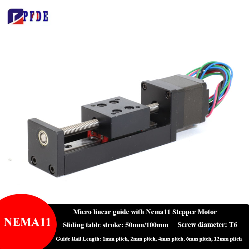 Lead Screw Stepper - NEMA11 Schrittmotor Mini Linear Rail Guide