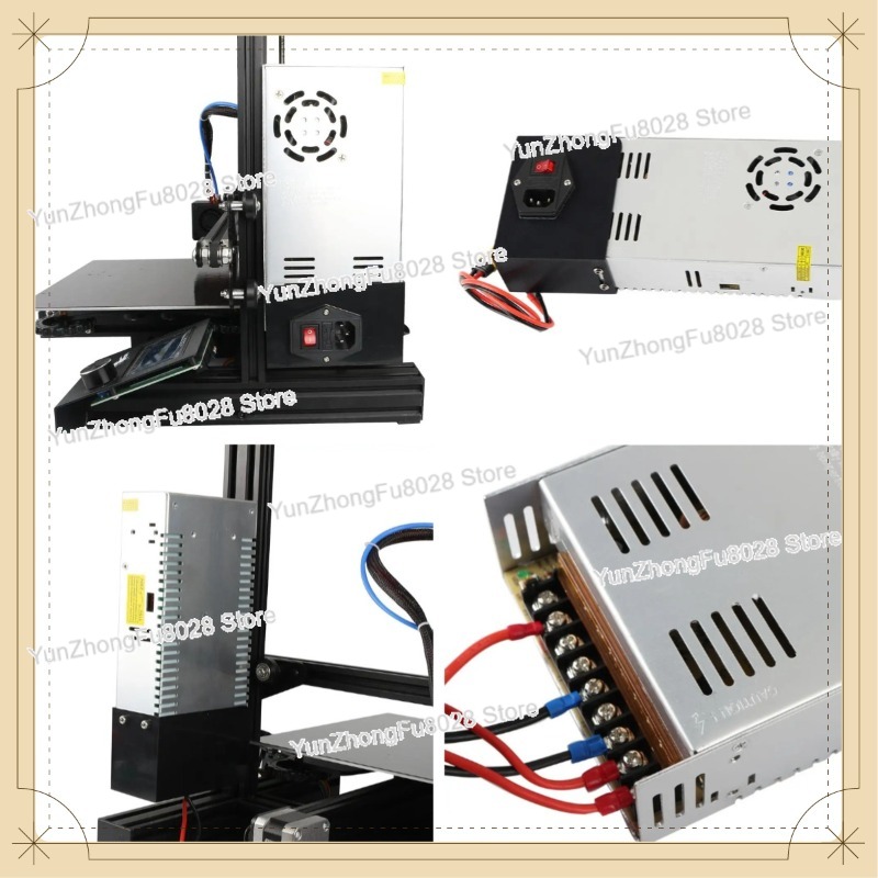 3D Printer Power Supply - 24V 15A 3D-Drucker Geregeltes Schaltnetzteil-Kit für