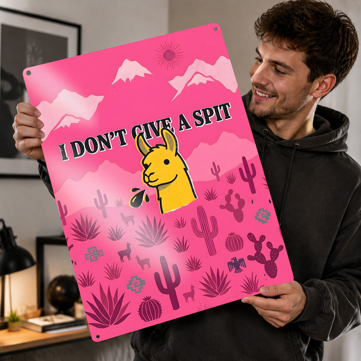 3D Printing Quotes - Lama-Spuckwitz-Zitat 'ICH MACHE MICH NICHT VOR
