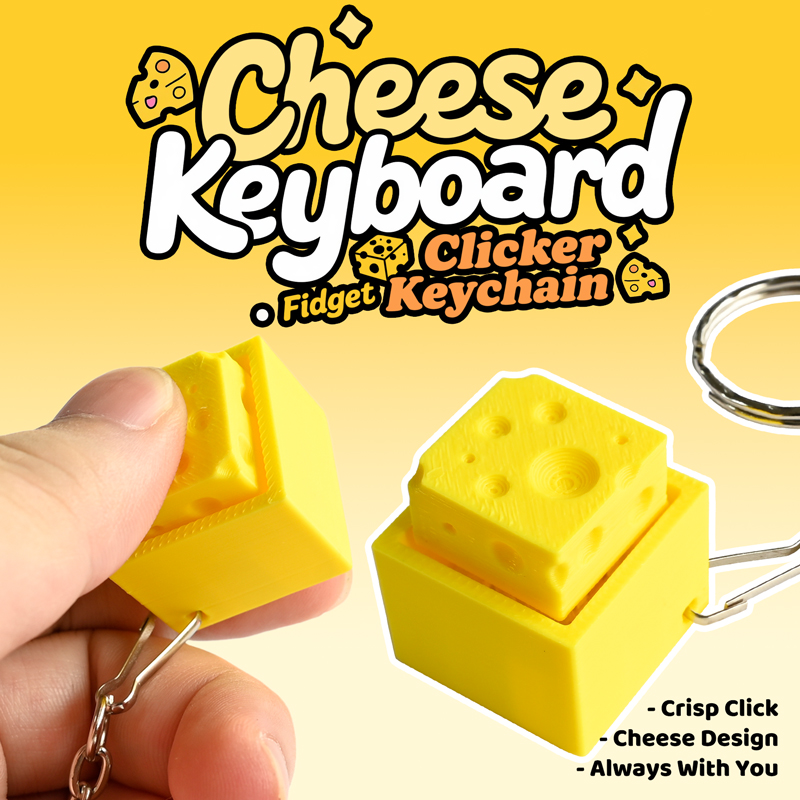3D-gedruckter Käse-Schlüsselan – 3D Printing Gif Bewertung und Preis