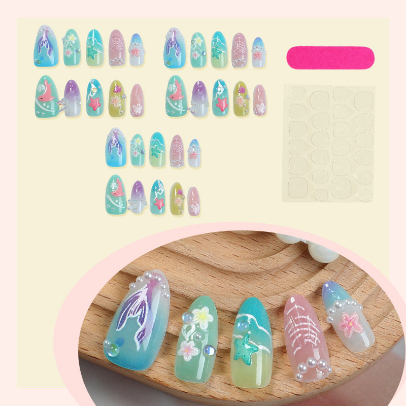 30 Stück Sommer-Press-on-Nägel – 3D Printing Nails Bewertung und Preis