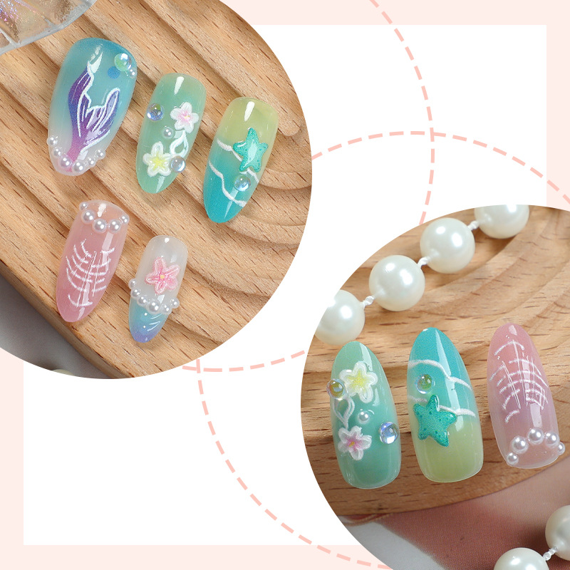 30 Stück Sommer-Press-on-Nägel – 3D Printing Nails Bewertung und Preis