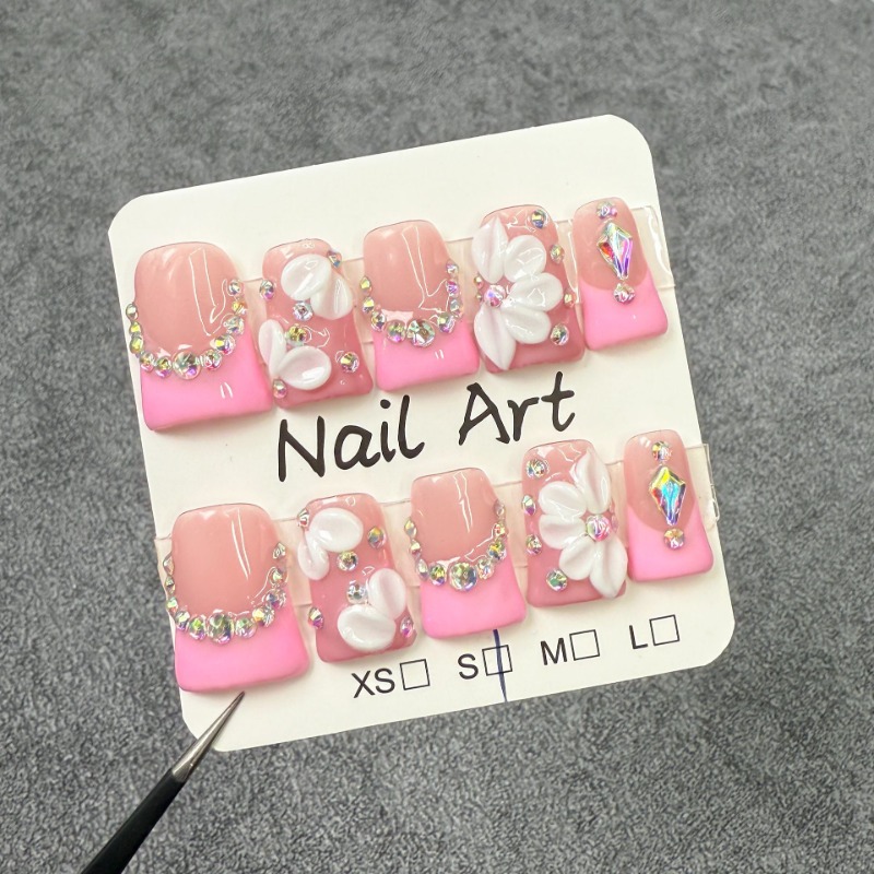 10 Stück handgefertigte künstl – 3D Printing Nails Bewertung und Preis