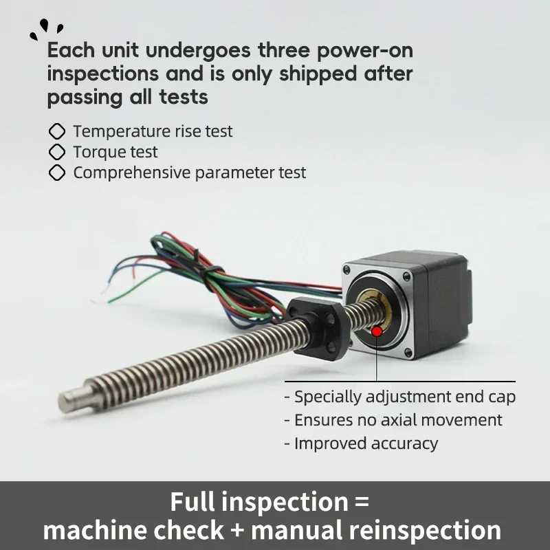 UMOT Nema8 11 14 17 23 Hybrid- – Lead Screw Stepper Bewertung und Preis