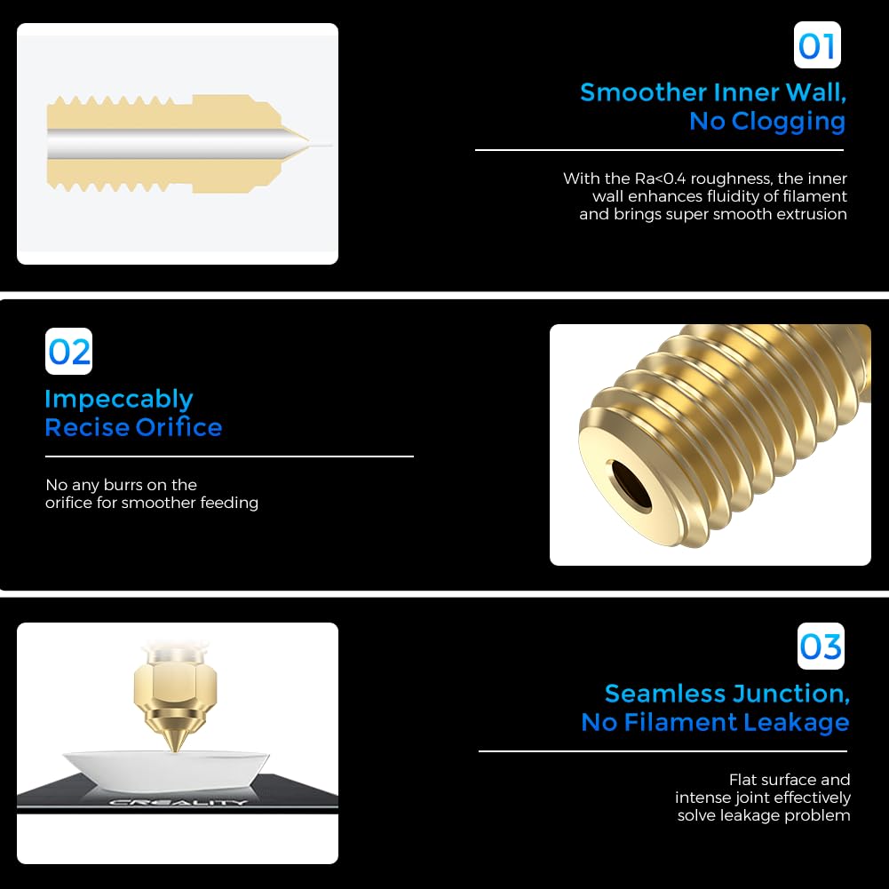 Offizielle Creality Ender 3 V3 – 3D Printer Nozzle Brass Bewertung und Preis