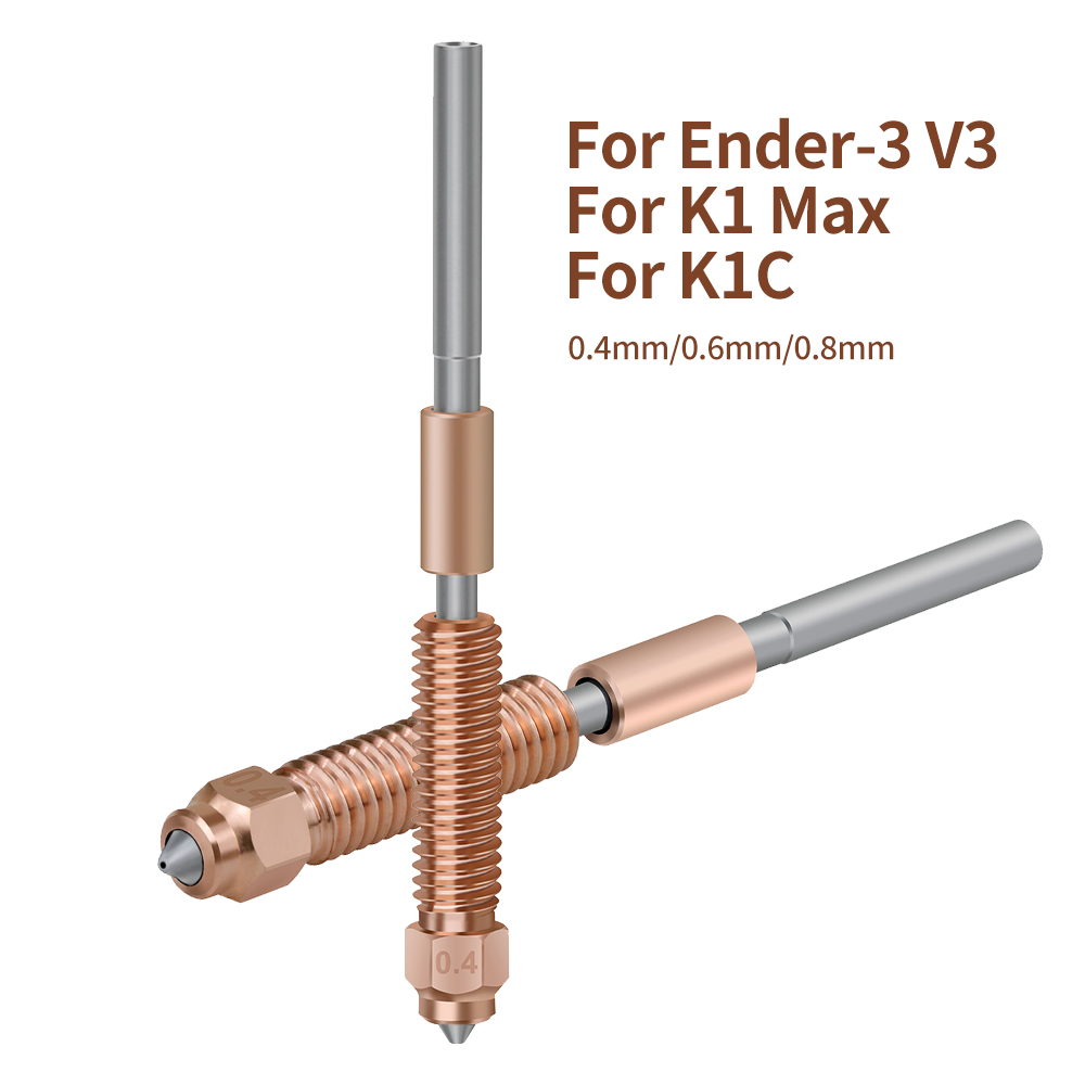 Verbesserte K1C-Düse, All-in-O – 3D Printer Nozzle Brass Bewertung und Preis