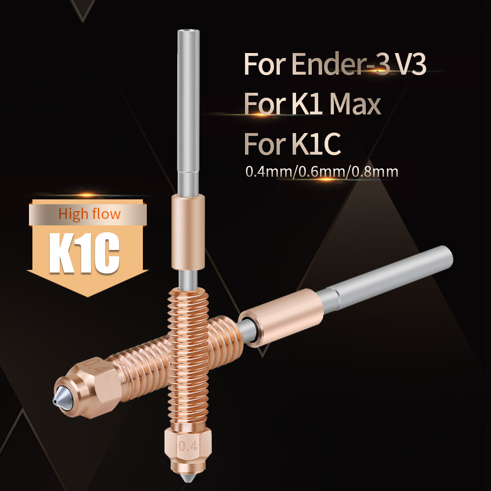 Verbesserte K1C-Düse, All-in-O – 3D Printer Nozzle Brass Bewertung und Preis
