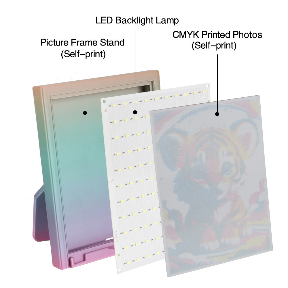 Für Bambu Labor Lithophan Led- – 3D Printing Foto Bewertung und Preis