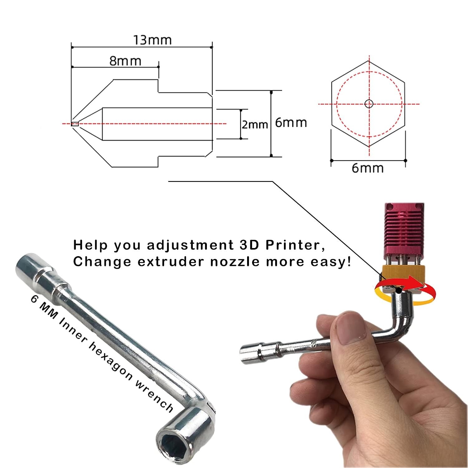 CREALITY 20 Stück MK8 Messingd – 3D Printer Nozzle Brass Bewertung und Preis