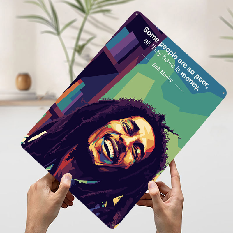 Bob Marley Zitat Pop-Art 3D-Ge – 3D Printing Quotes Bewertung und Preis