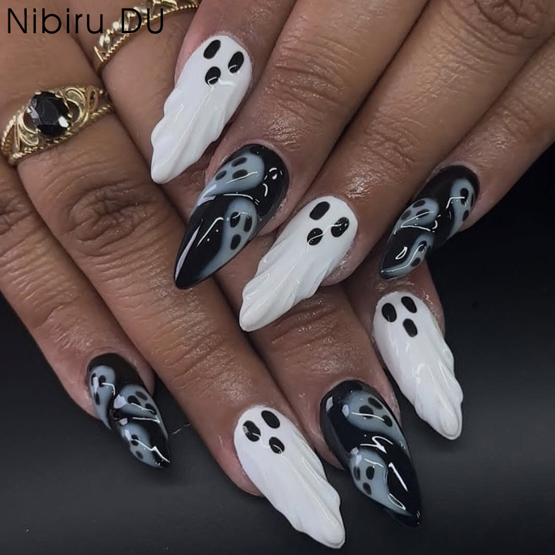 30 Stück 2025 Halloween Mandel – 3D Printing Nails Bewertung und Preis