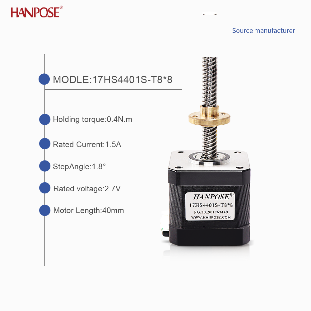 Zweiphasiger Vierdraht-NEMA17- – Lead Screw Stepper Bewertung und Preis
