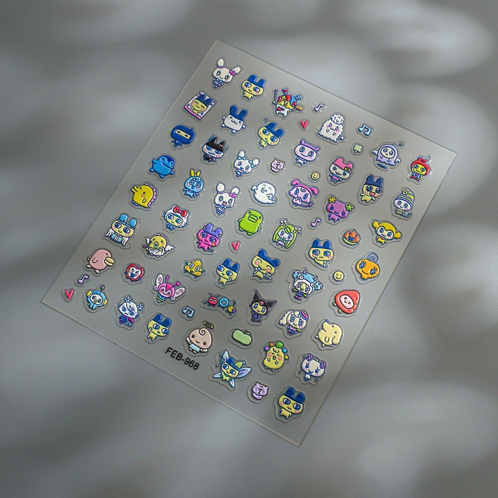 Tamagotchi Cartoon 3D-Reliefau – 3D Printing Nails Bewertung und Preis