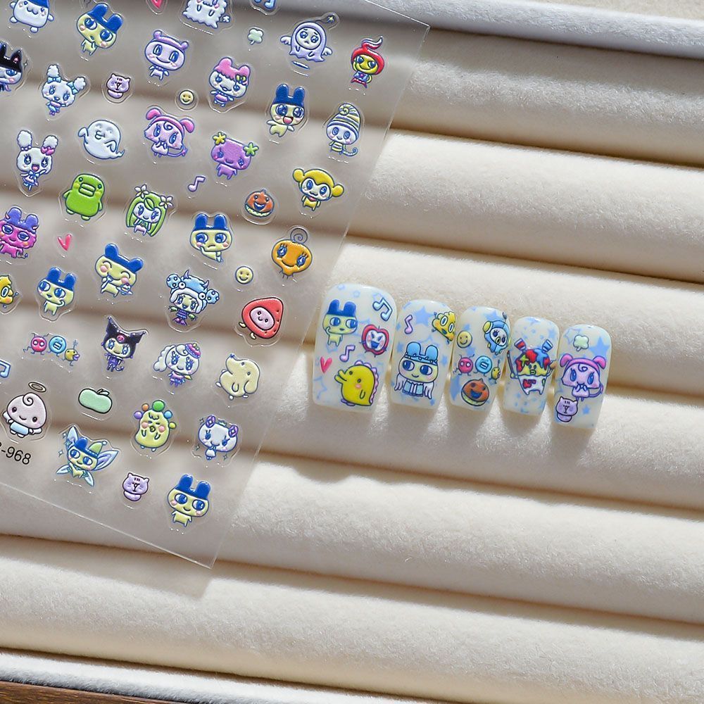 Tamagotchi Cartoon 3D-Reliefau – 3D Printing Nails Bewertung und Preis