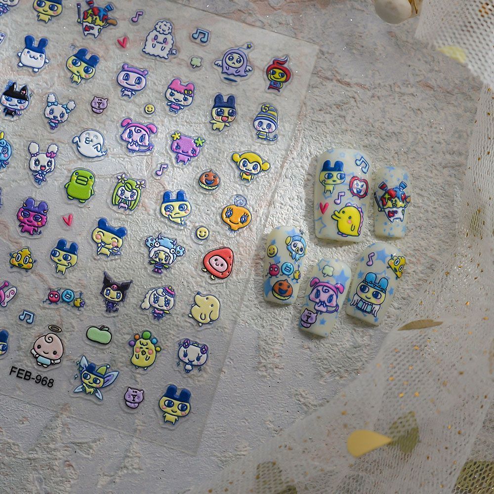 Tamagotchi Cartoon 3D-Reliefau – 3D Printing Nails Bewertung und Preis