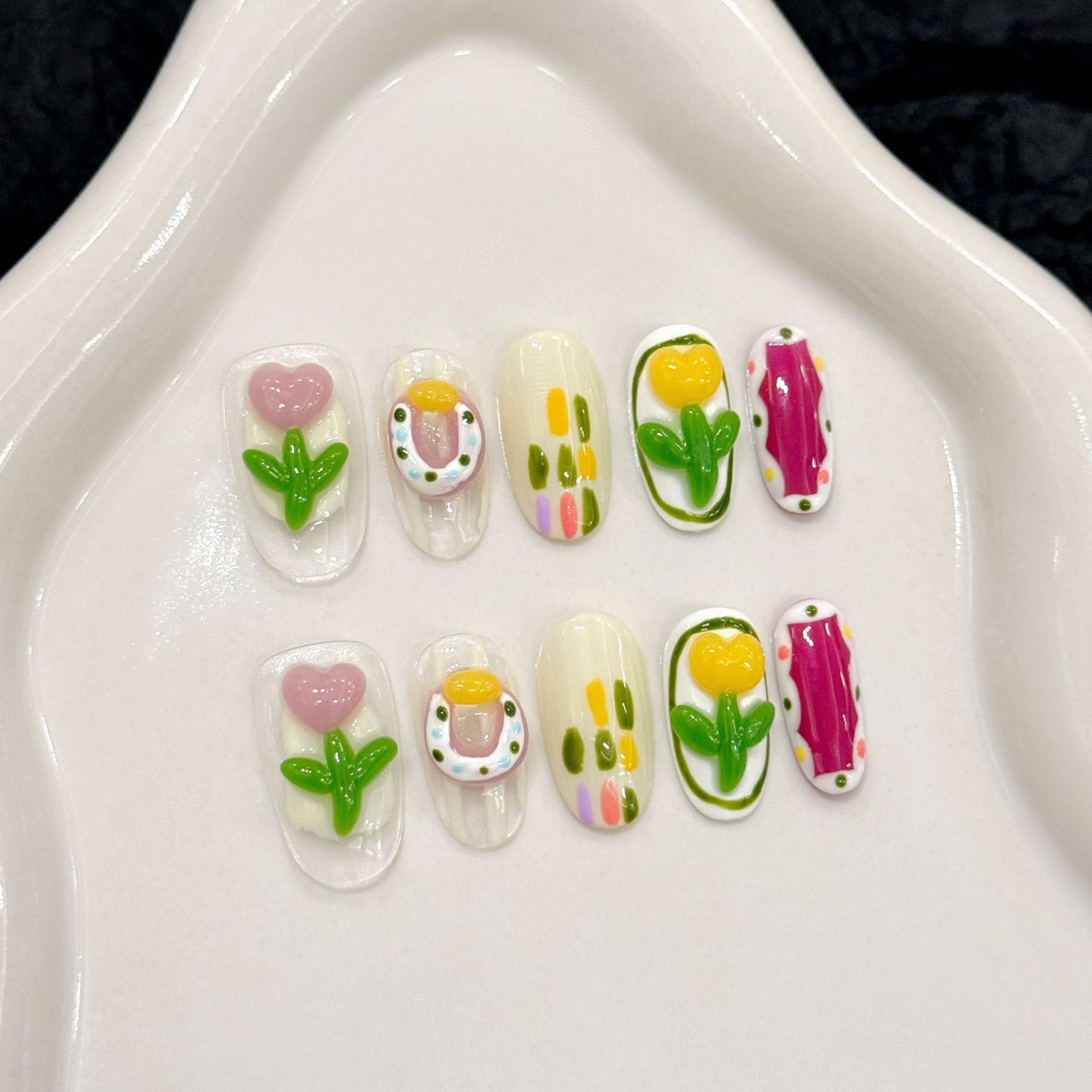 10 Stück handgemachte Nägel zu – 3D Printing Nails Bewertung und Preis