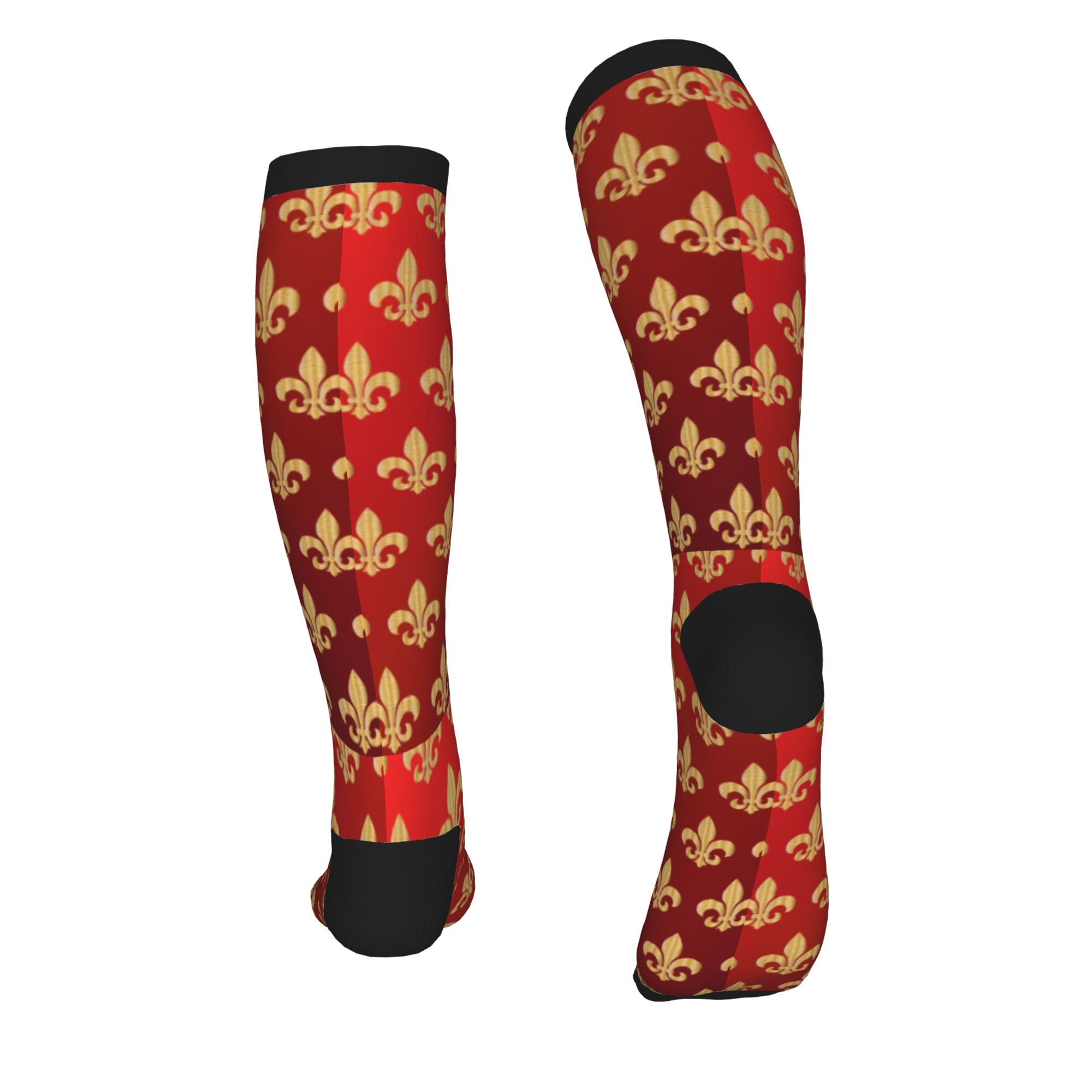 Herren-Socken in Rot und Gold  – 3D Printing Gold Bewertung und Preis