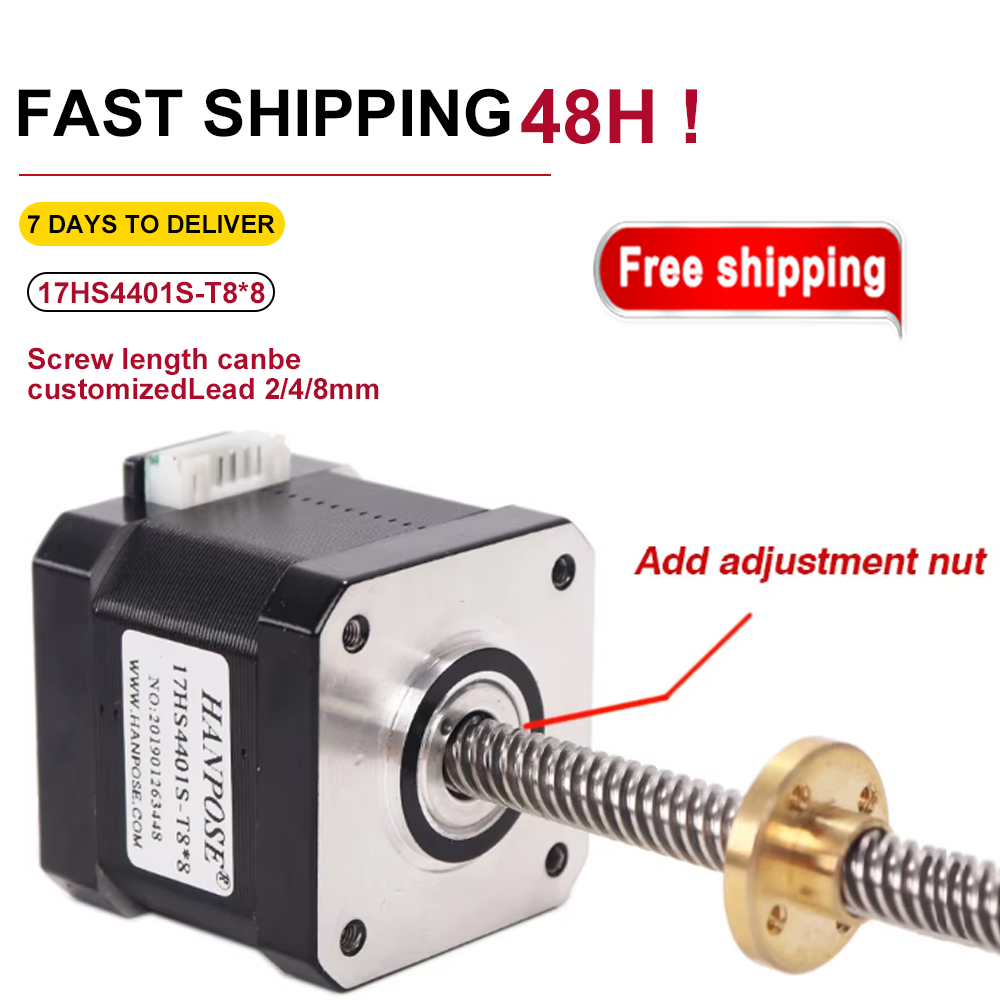 Nema17 Schrittmotor mit 1,8 Gr – Lead Screw Stepper Bewertung und Preis