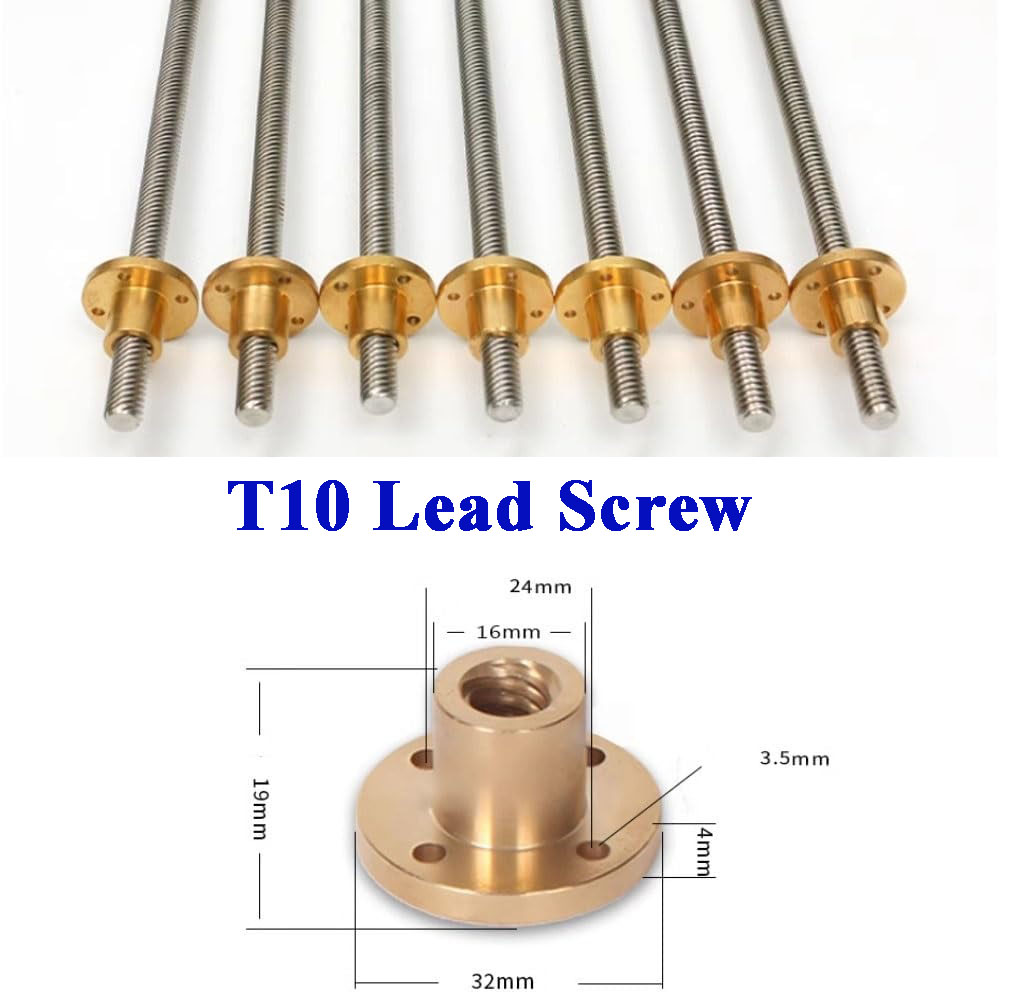 T10 Gewindespindel aus 304 Ede – Lead Screw Stepper Bewertung und Preis