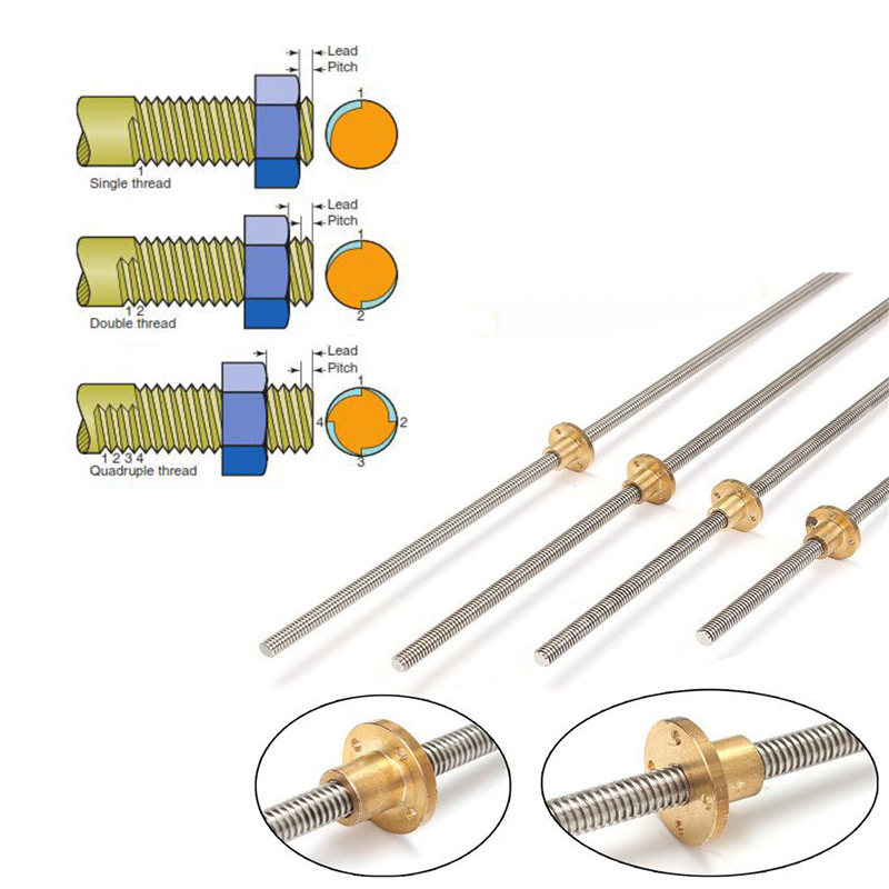 T10 Gewindespindel aus 304 Ede – Lead Screw Stepper Bewertung und Preis