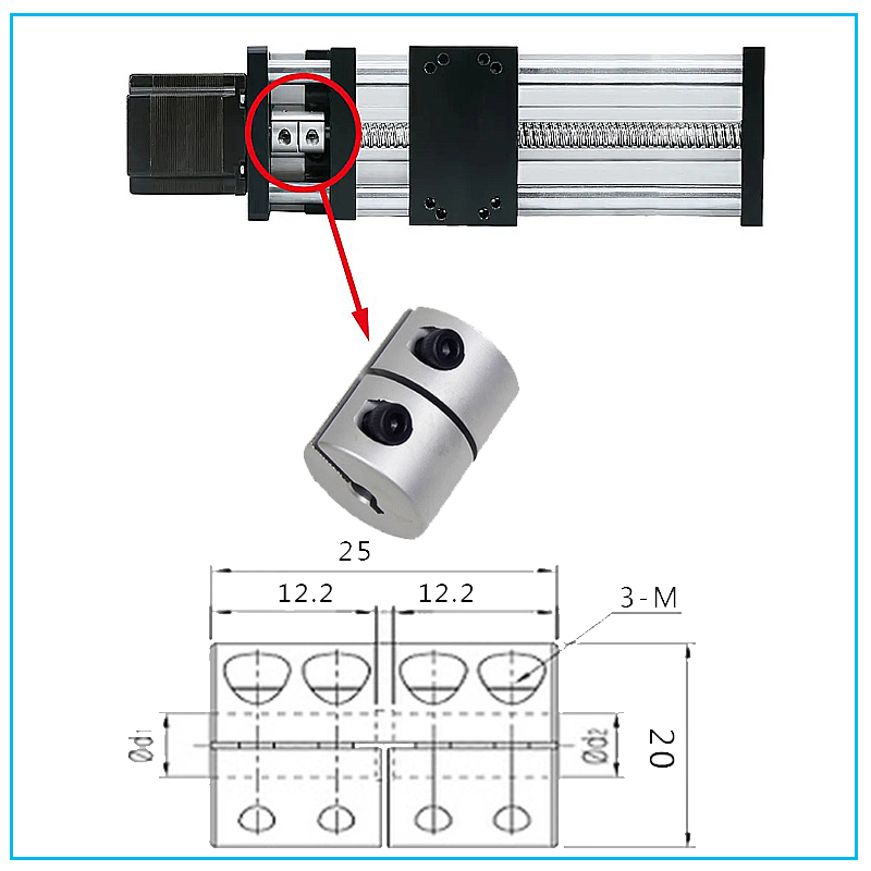 5 Stück 3D-Drucker T8 Gewindes – Lead Screw Stepper Bewertung und Preis
