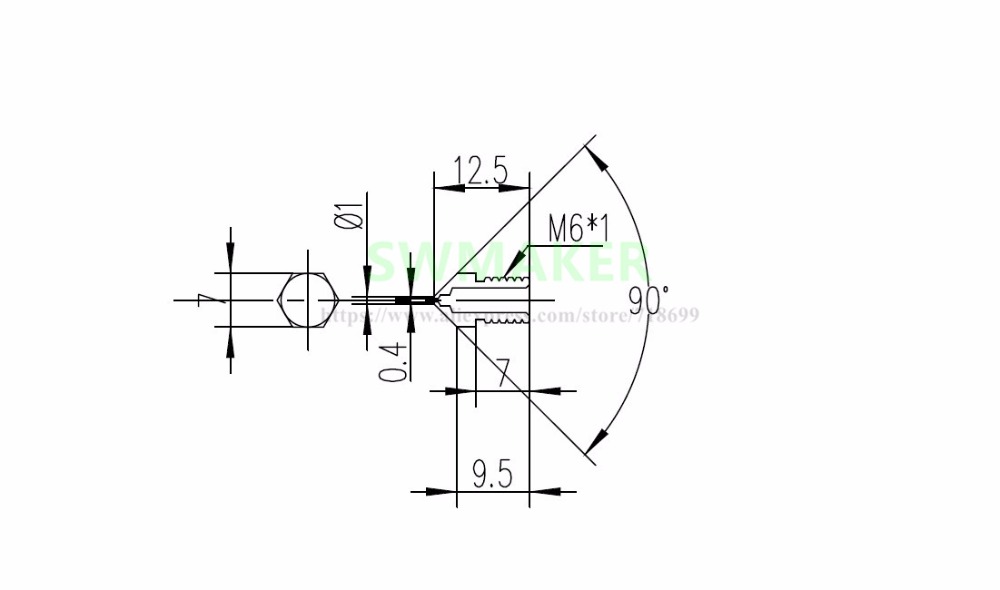 1 Stück Ultimaker2 UM2 + verlä – 3D Printer Nozzle Brass Bewertung und Preis