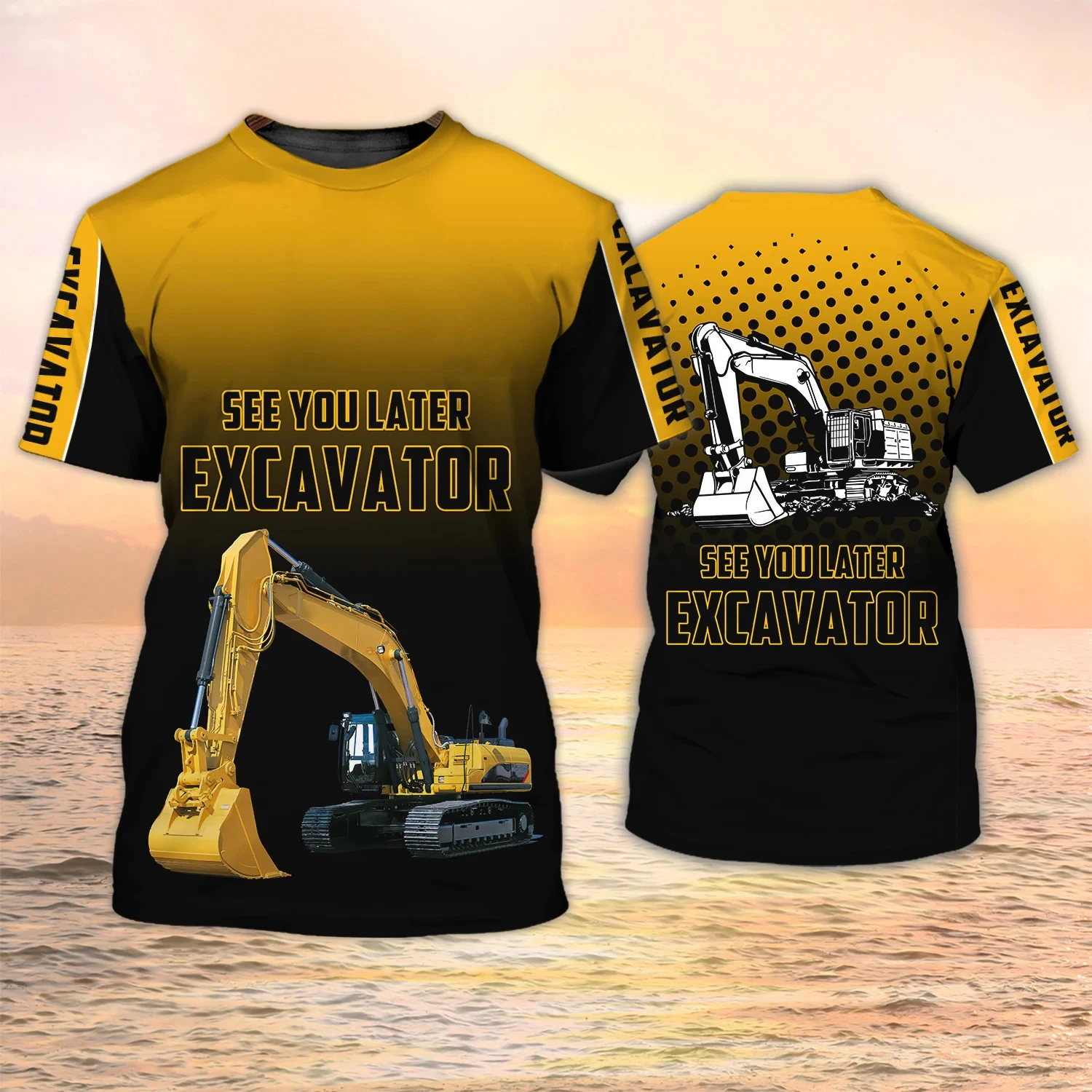 Bagger-T-Shirts, 3D-Druck, für – 3D Printing Excavator Bewertung und Preis
