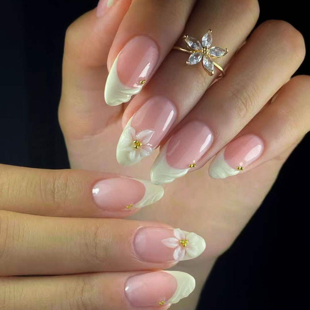 24 Stück 3D-Gelnägel in Mandel – 3D Printing Nails Bewertung und Preis