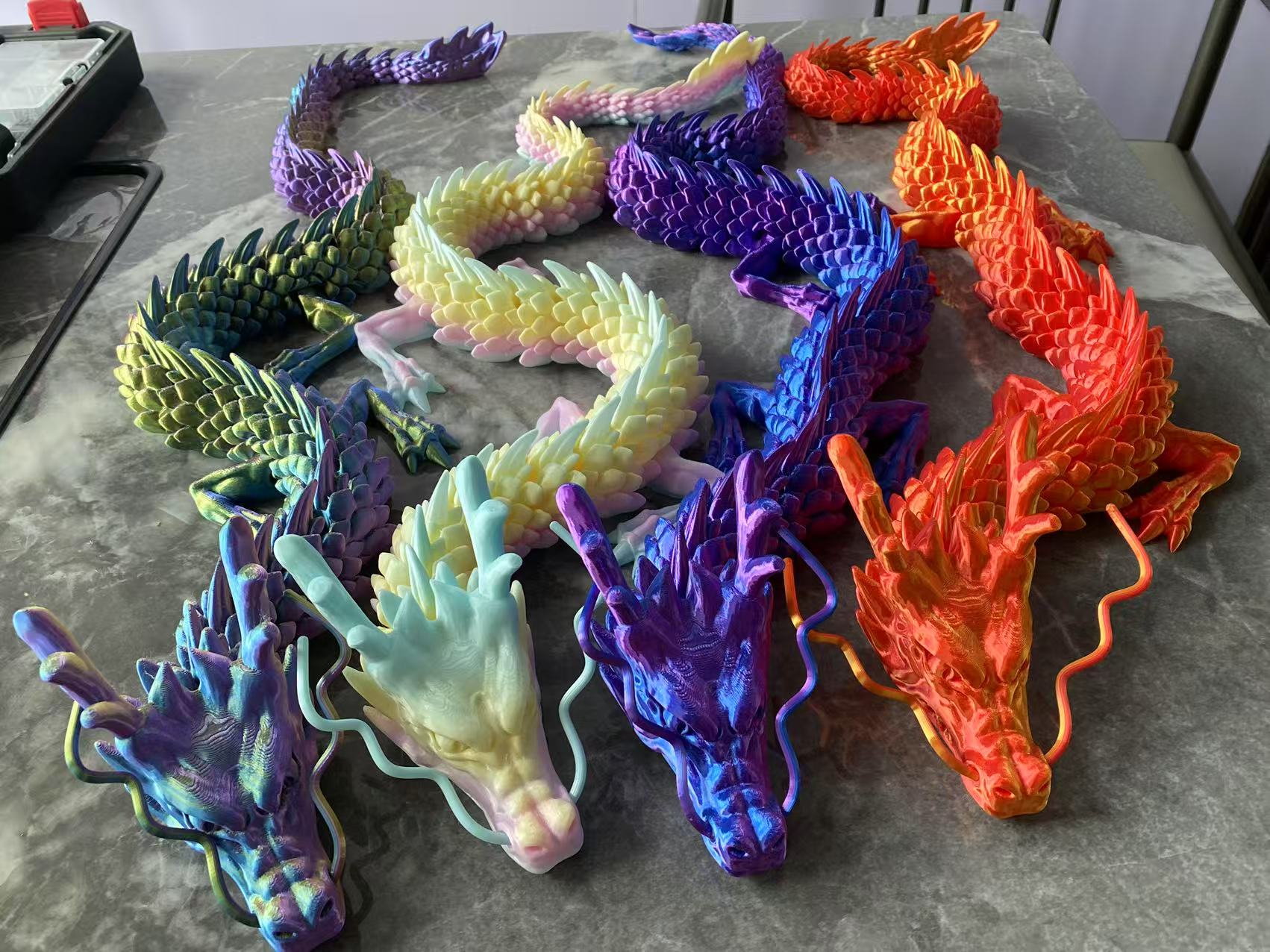 60cm 3D-gedrucktes Drachen-Spi – 3D Printing Gif Bewertung und Preis