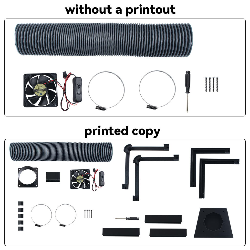 Externes Abluftventilator-Kit  – 3D Printing Bambu Bewertung und Preis