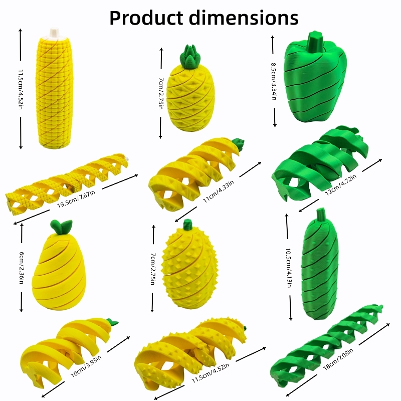 3D-Gedruckte Obst- und Gemüse- – 3D Printing Gif Bewertung und Preis